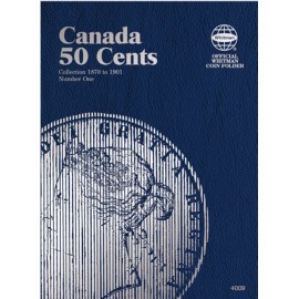 Whitman Canada 50 Cents No. 1, 1870-1901, Whitman Coin Folder