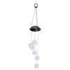 Solar Crystal Ball Wind Chimes Light 100LM IP45 Waterproof Decorative