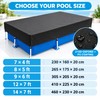 7 x 4 Ft Rectangular Above Ground Pool Cover, 210D