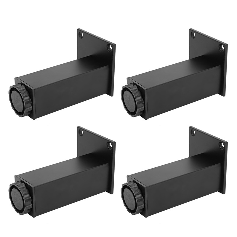 4pcs Aluminum Alloy Adjustable Feet Sofa Bed Foot Legs Support