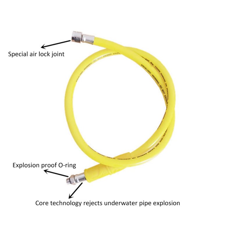 Poggapp Scuba Diving BCD Medium Pressure Hose Scuba Diving Regulator