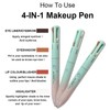 BeauFairy 4 in 1 Makeup Pen, Multifunctional Cosmetic Pen, Waterproof