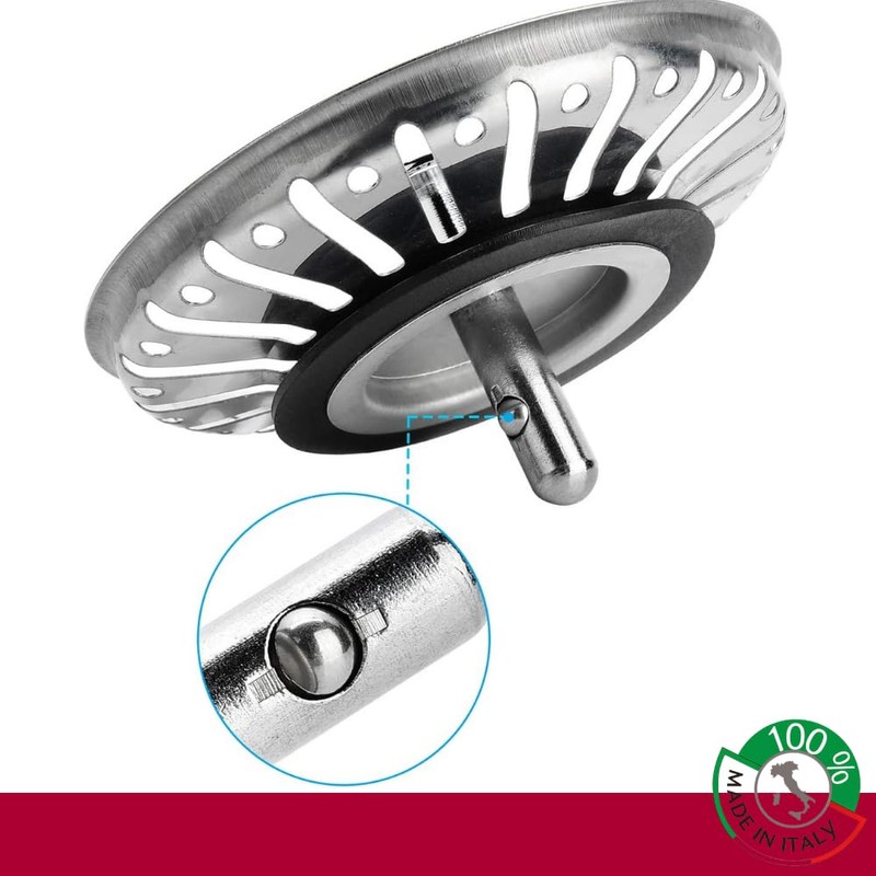 Schläfer 439720 Sink Strainer 3.5 Inches for Eccentric 83 mm
