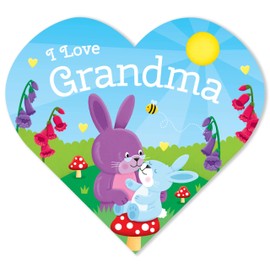 Heart-Shaped BB - I Love Grandma