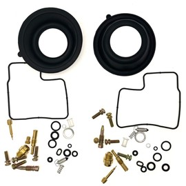 BARMUCUO 2-Pack Carburetor Carb Rebuild Repair Kits Replacement for Honda Shadow Spirit 1100 VT1100C 1999-2007 VT1100C Black 1999-2000 VT1100C1 1997-1998