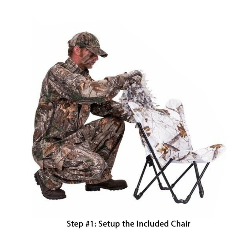 Silla Snow Hunter Realtree APS 3-D + Cubierta Sistema de