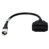 vhbw OBD2 Adapter 3 Pin to OBD2 16 Pin Compatible