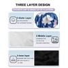 YIZIJIZI Terry Lined Shower Cap,Triple Layer Large Cap for Women,Shower