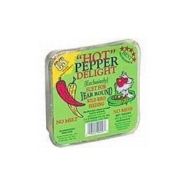 C&S CS12553 11.75 Oz Hot Pepper Delight Wild Bird No Melt Suet Dough