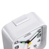 PEAKEEP 3D Numbers No Tick-Tock Analog Alarm Clock with Classic