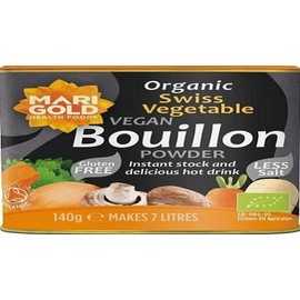 Marigold Org Veg Bouillon Powder R Salt 140g