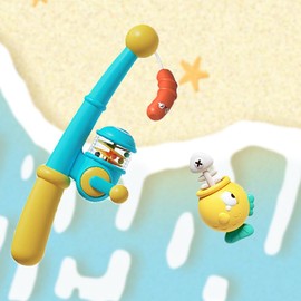 Bath Toy, Fishing, Water Play, Fishing, Sea Creatures, Game, Fishing Game, Pool, Magnetic Fishing, Fishing, Educational Toy, Birthday Presentation (Fishing Rod, Fish)