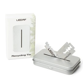 Leaf Shave Blade Recycling Tin