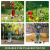Kingsyard 2 Pack Glass Hummingbird Feeder for Outdoors, 16 Oz