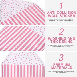 Tofficu Almohadilla de Pared acolchonada para decoración de Cuarto Infantil, con diseño removible y Alta Resistencia, Hecha de Esponja y Tablero de Densidad para protección en habitación
