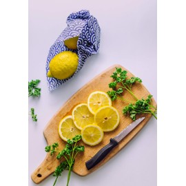 Bee Wrap - My Little Bee - Food Packaging - Zero Waste - Beeswax - Beeswax Packaging (Navy)