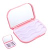 FdcLixuvol Eyelash Storage Case, 3 Layer Lash Case Makeup Storage