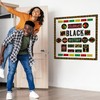 Mooliwe 71 Pcs Black History Month Bulletin Board Decorations African