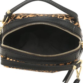 Gianniki Arini 8255 MCRLEO CAMMELLO Handbag, Shoulder Bag, Small Size, 2-Way Brown, Women's, multicolor