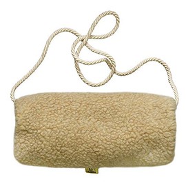 SamWo, Sheep's Wool Muff Made of Natural Merino Virgin Wool from Living Sheep, caramel