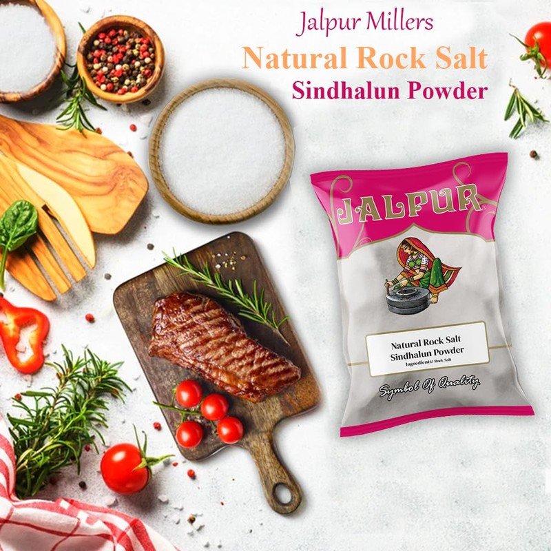 Jalpur Natural Rock Salt (sindhalun Powder) - 200g