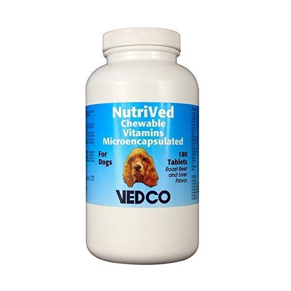 Vedco NutriVed Chewable Vitamins for Dogs 180 Tablets