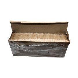 10000 Qty BiteMyWood Birchwood Single Point Toothpicks in Cardboard Sleeve