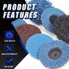 Glarks 30Pcs Sanding Discs Assortment Kit, 2 Inch Quick Change