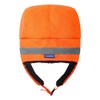 AYKRM Orange Wooly hat High Visibility Viz Keep Warm Trapper