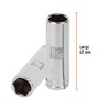 Truper D-3818-HL, Dado largo de 6 puntas std, 9/16", cuadro