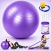 Pelota Pilates de 65 cm, Gruesa y Antiexplosiva