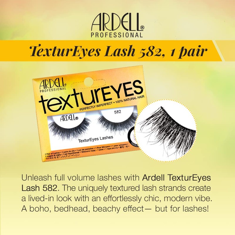 Ardell TextureEyes False Lashes 582 - Tousled Texture False Eyelashes,