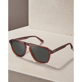 CARFIA Acetate Polarized Men's Sunglasses - Pilot Design, UV Protection CA5355