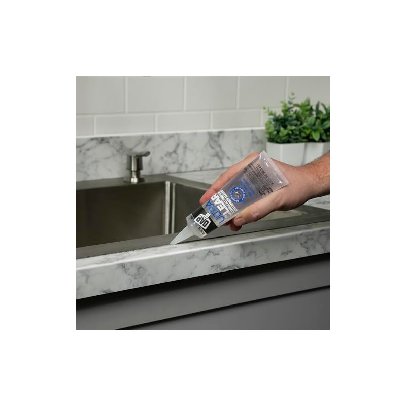 DAP Ultra Clear All Purpose Sealant, Crystal Clear, 2.8 Oz
