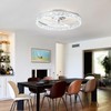 Depuley Ceiling Fans with Lights and Remote: 20" Modern Low