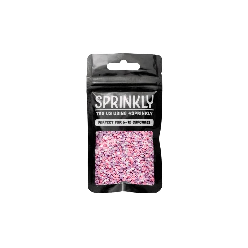SPRINKLY - Matt Sugar Confetti - Pink, White & Lilac