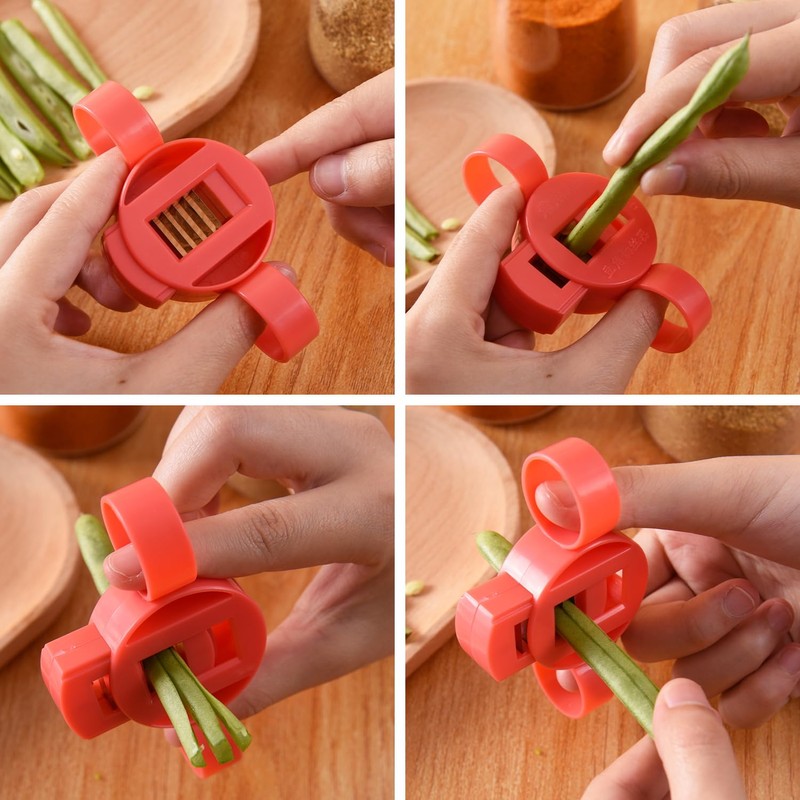 Brilliant Handy Little Bean Slicer Bean Cutter Sharp Slicing Runner