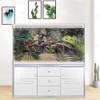 Dtekoj 72X18IN Stone Aquarium Background, Rock Fish Tank Background, Natural