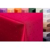 Punkte Damask Tablecloth by First-Tex, Various Colours and Sizes, 110x110
