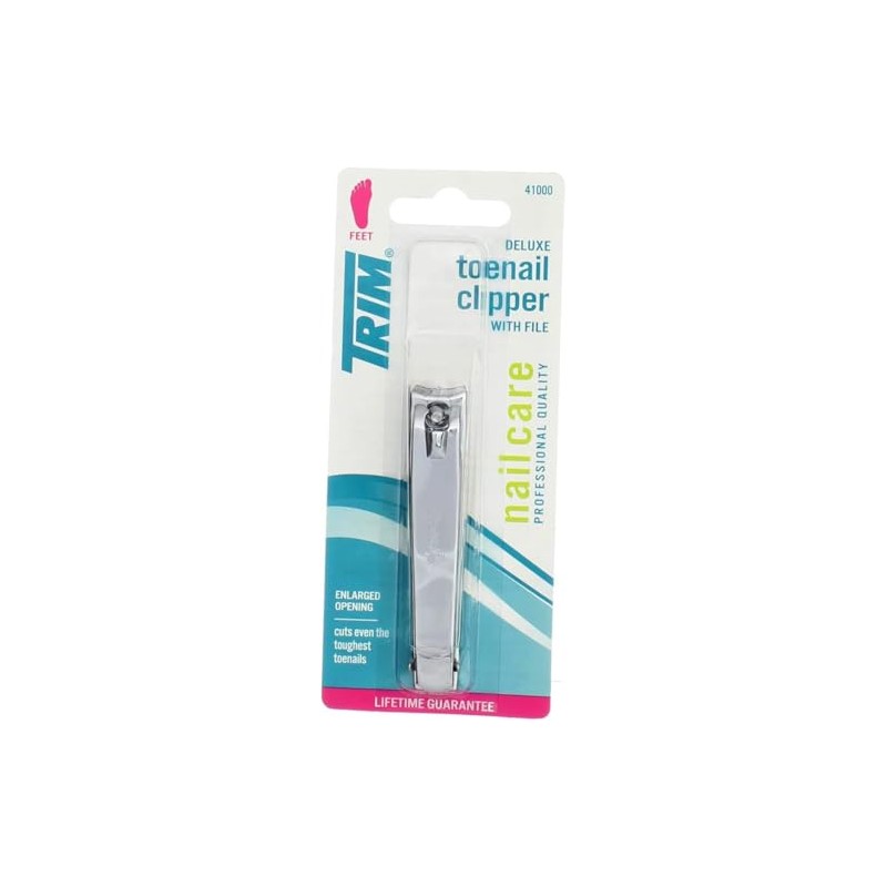 Trim Deluxe Toenail Clipper with File, 2.1 Ounce