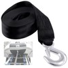 Mardatt 20 Feet Trailer Winch Strap with Safety Snap Hook