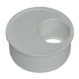 110mm Solvent Soil Pipe to 50mm Reducer - White - Pack of 2