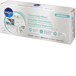 Wpro DES124 3-in-1 Professional Descaler for Descaling, Cleaning and Care of Washing Machines and Dishwashers