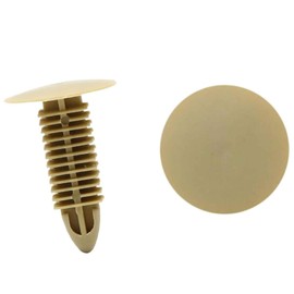 20pcs 8mm x 8mm Hole Car Card Hole Trim Boot Rivet Push Clip Beige