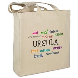 'Fabric Case with "Ursula – Beneficial Effects – Colour Beige – Cloth Bag – Jute Bag Shopping Bag – Bag