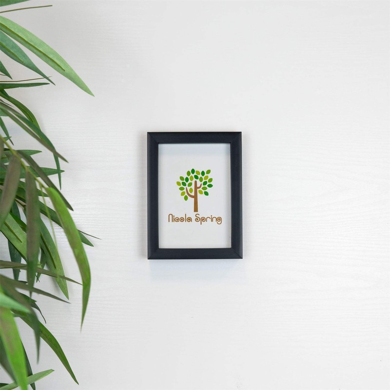 Nicola Spring Picture Box Frame - Black - 5x7" (13x18cm)