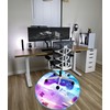 DEALZOOM Gaming Chair Mat RGB Gaming Lights (Galaxy Controller 47”)