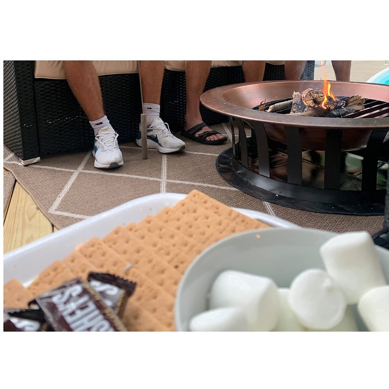 Newtex FirePad Deck Protector - Perfect for Fire Pits, BBQ,