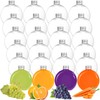Elsjoy 24 Pack 10 Oz Plastic Bottles With Caps, Small