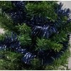 Set Of 4 Night Blue Christmas Tinsel Garland 2.7M Night